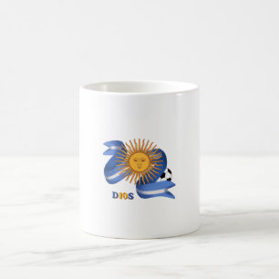 Tasse de café artistique légendaire du football ar