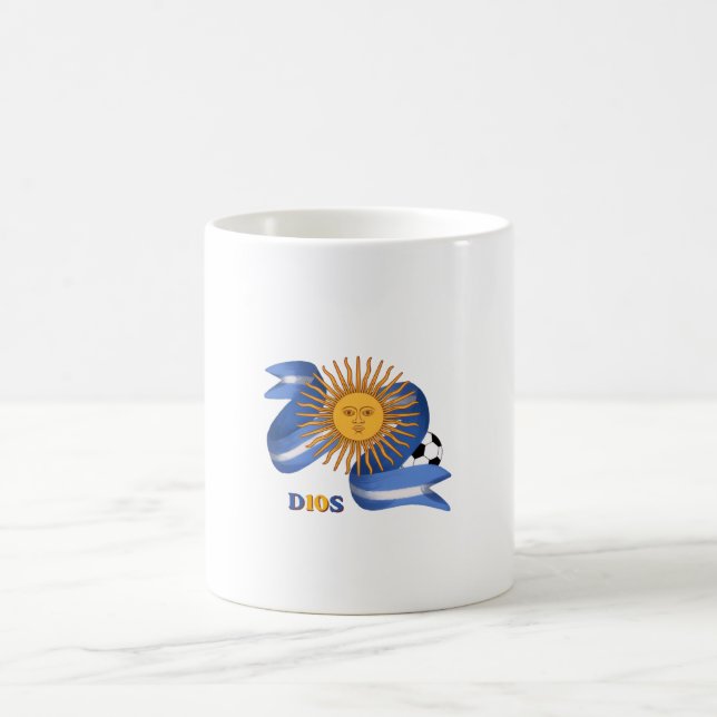 Tasse de café artistique légendaire du football ar (Centre)