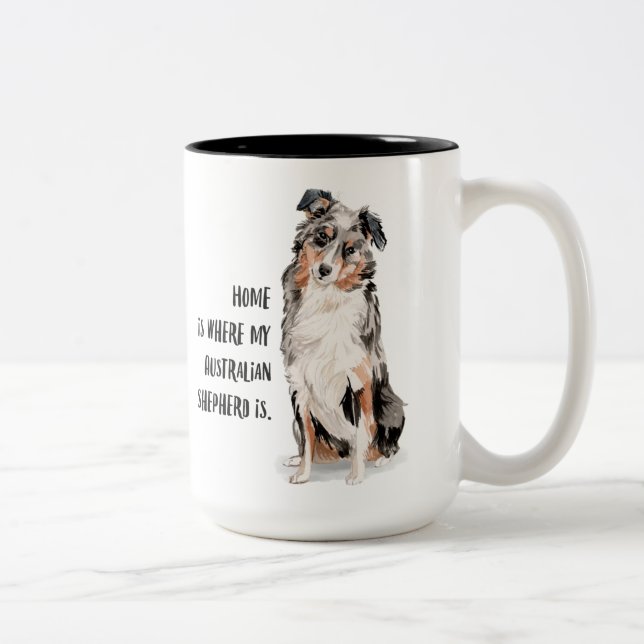 Tasse de café australienne de berger (Droit)