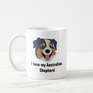 Tasse de café australienne de chien de berger