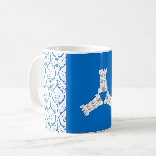 Tasse de café avec badge de la population du canto (Devant gauche)