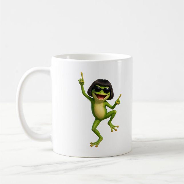 Tasse de café avec cadeau de mème de coupe de chev (Gauche)