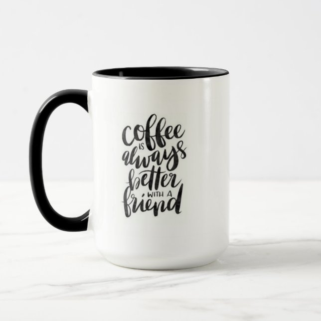 Tasse de café avec citation (Gauche)