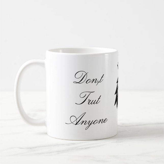 Tasse de café avec citation inspirante (Gauche)