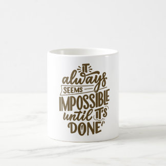 Tasse de café avec citation motivante