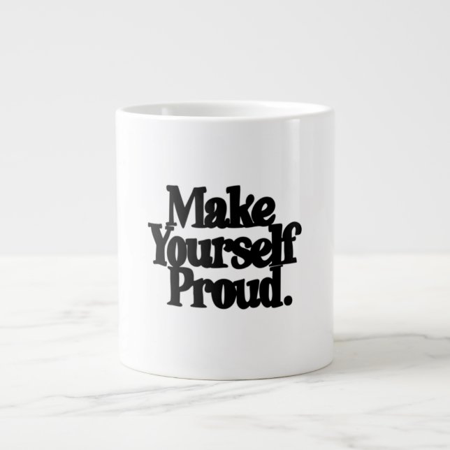 Tasse de café avec citation motivationnelle 'Faite (Devant)