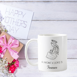 Tasse de café avec citation pour la fête des mères