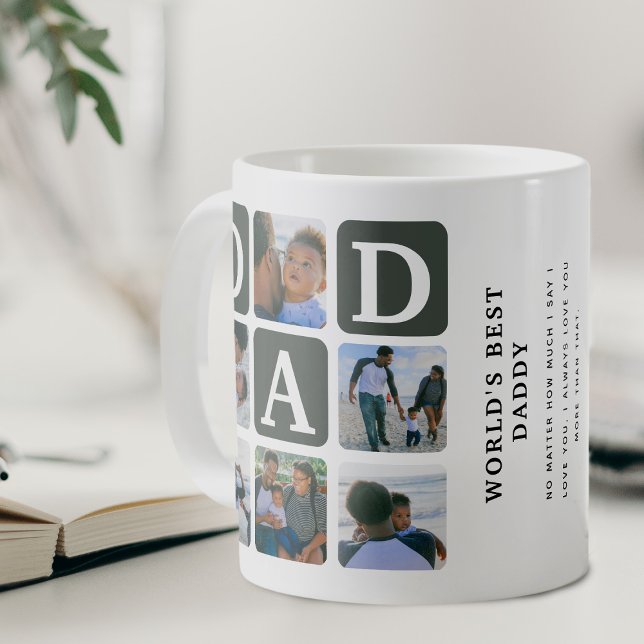 Tasse de café avec grille de photos multiples mode (Créateur téléchargé)