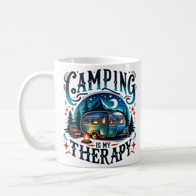 Tasse de café avec housse pour camping-car | Tasse (Gauche)