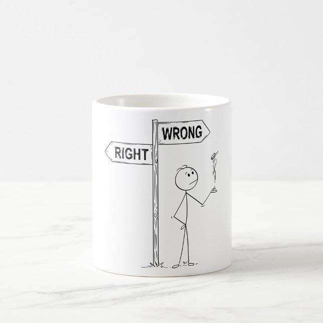 Tasse de café avec illustration juste faux (Créateur téléchargé)