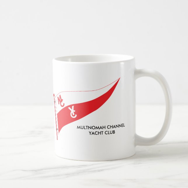 Tasse de café avec le double burgee (Droite)