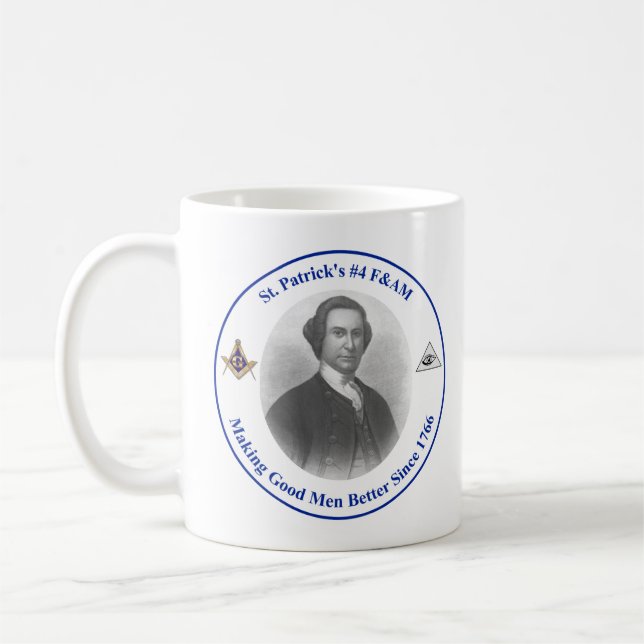 Tasse de café avec le logo de la St. Patrick #4 su (Gauche)