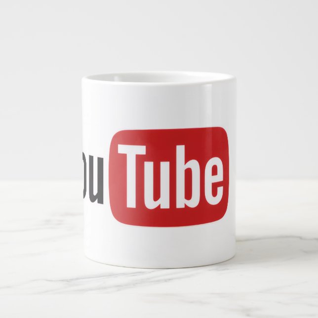 Tasse de café avec le nom de chaîne Youtube de You (Devant)