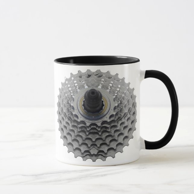 Tasse de café avec le pignon de vélo (Droite)