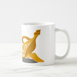 Tasse de café avec le typo de banane
