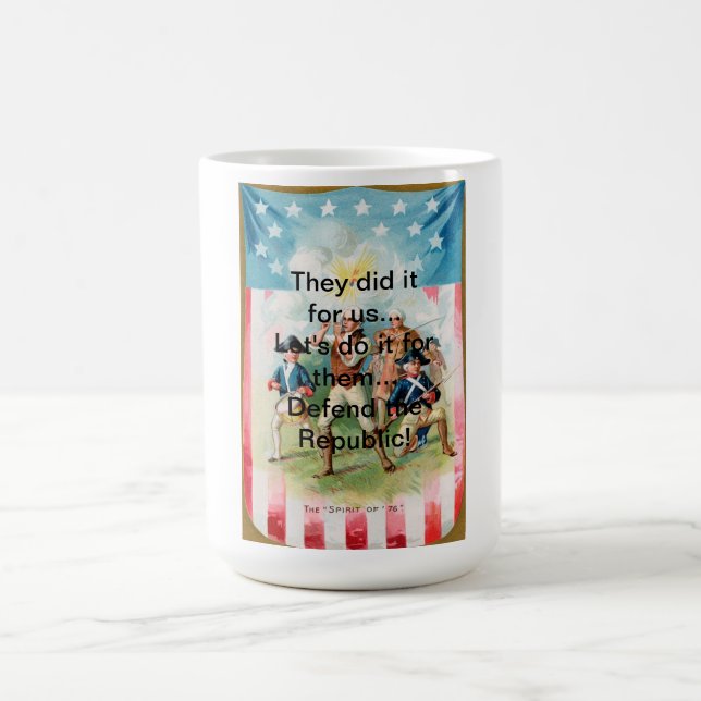 Tasse de café avec l'ESPRIT de 76 ils l'ont fait (Centre)