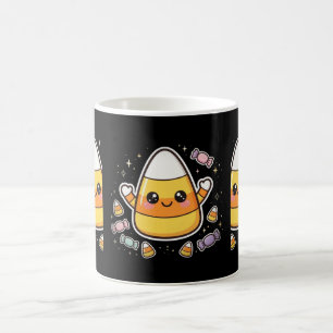 Tasse de café avec personnage de bonbon de Hallowe