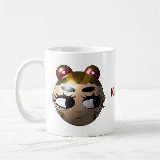 Tasse de café avec personnage mignon d'anime Kawai