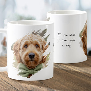Tasse de café avec photo de chien Cadeau personnal