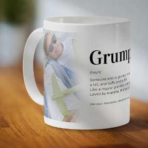 Tasse de café avec photo de grand-papa Définition 