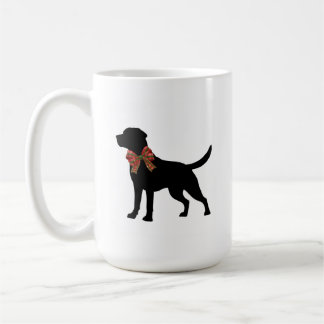Tasse de café avec silhouette de chien Labrador Re