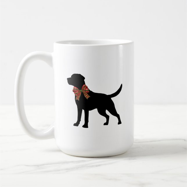 Tasse de café avec silhouette de chien Labrador Re (Gauche)