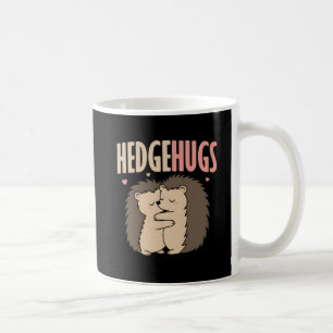 Tasse de café avec un jeu de mots sur les hérisson