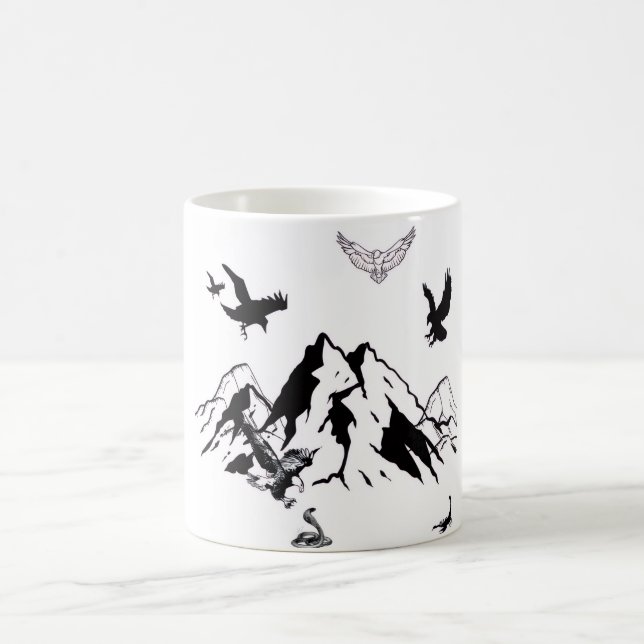 Tasse de café Aventure de Montagne Sauvage (Centre)