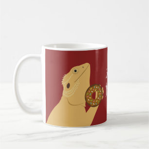 Tasse de café barbue de lézard de dragon de mama