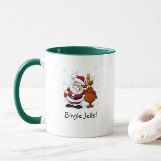 Tasse de café Bingle Jells Santa & Rudolph Vacance