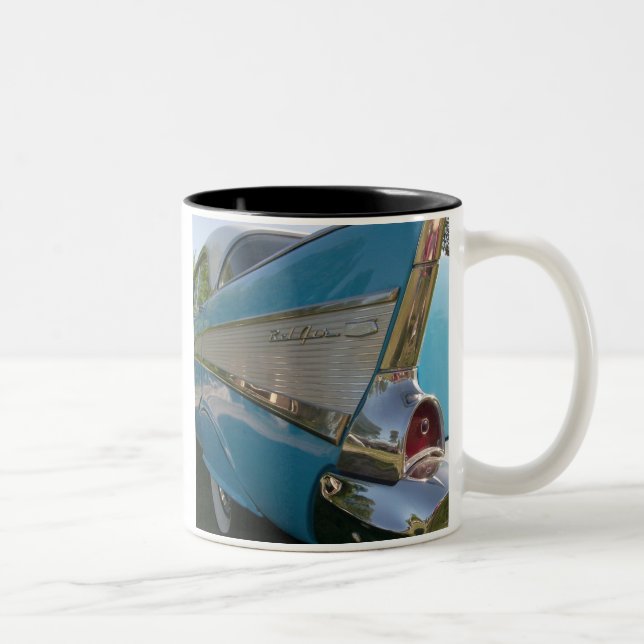 Tasse de café blanc avec 57 Chevy (Droit)