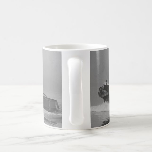 Tasse de café blanc classique dure comme (Poignée)