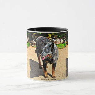 Tasse de café bleue de Jessie Heeler