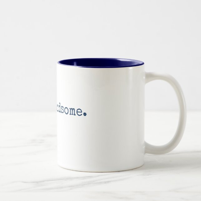 Tasse de café : bonjour beau (Droit)