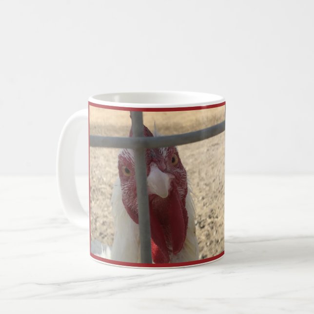 Tasse de café Bonjour Poulet (Devant gauche)