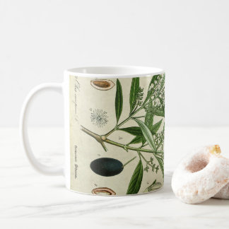 Tasse de café botanique d'illustration de plante