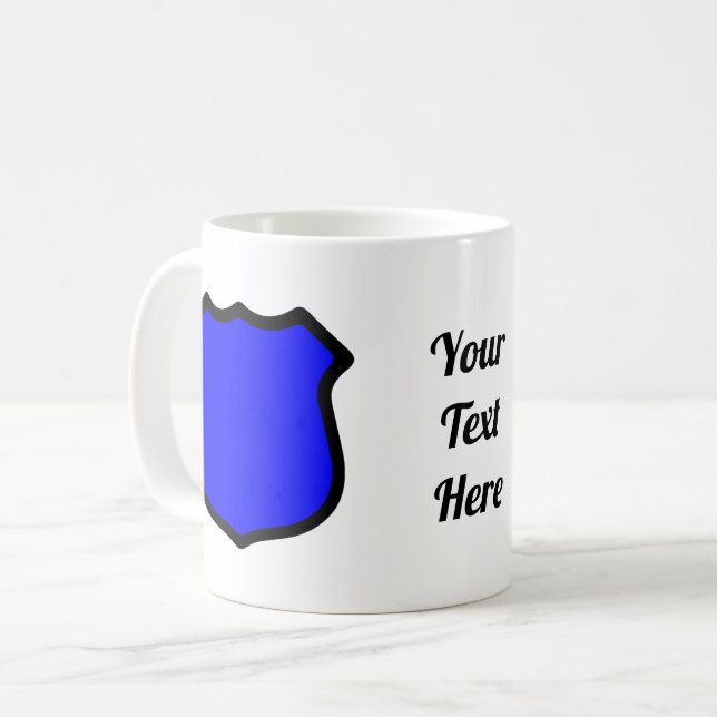 Tasse de café Bouclier de St-Michel 1 (Devant gauche)
