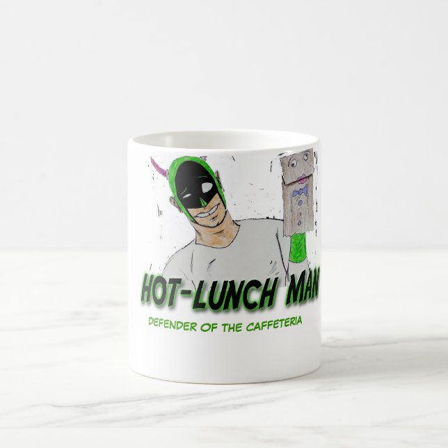 Tasse de café brutale "d'homme chaud de déjeuner" (Centre)