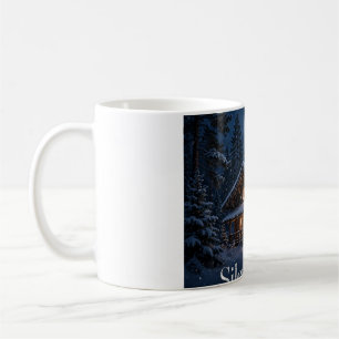 Tasse de café Cabane de nuit silencieuse