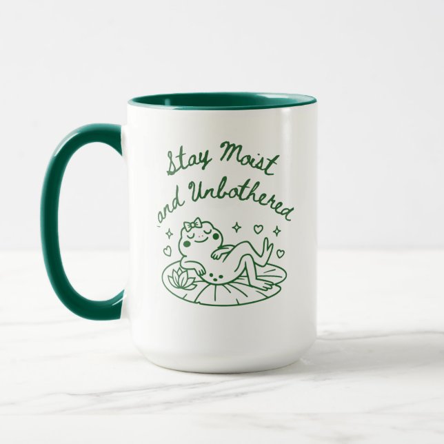 Tasse de café cadeau drôle de grenouille (Gauche)