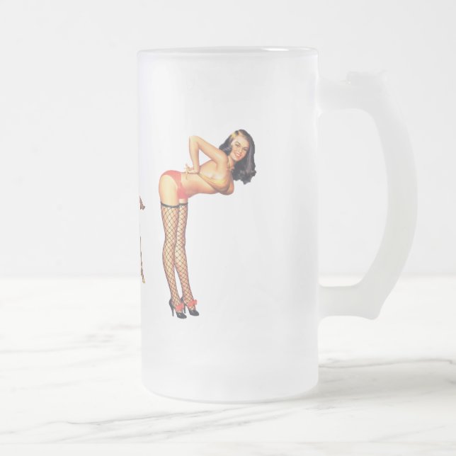 Tasse de café cadeau pour filles Pin-Up (Droit)