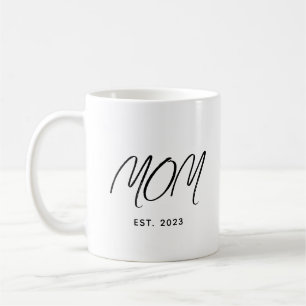 Tasse de café cadeau pour nouvelle maman établie M