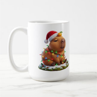 Tasse de café Capybara imperturbable dans les lumi