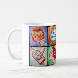 Tasse de café - caractères assortis