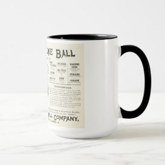 Tasse de café carbolique de boule de fumée