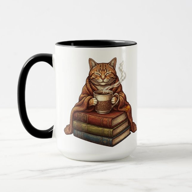 Tasse de café Chat Endormi (Gauche)