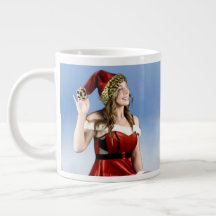 Tasse de café chaude "L'Aide de Père Noël"