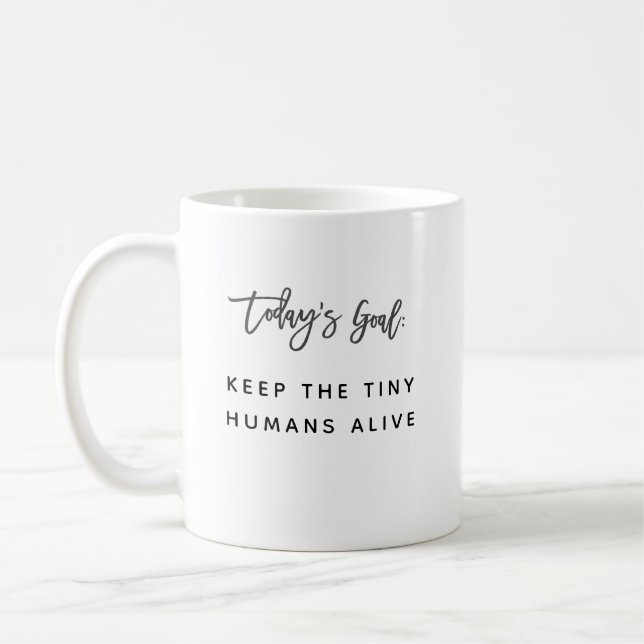Tasse de café chic et moderne Maman Citation Objec (Gauche)