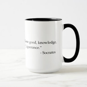 Tasse de café citable de philosophie de citation