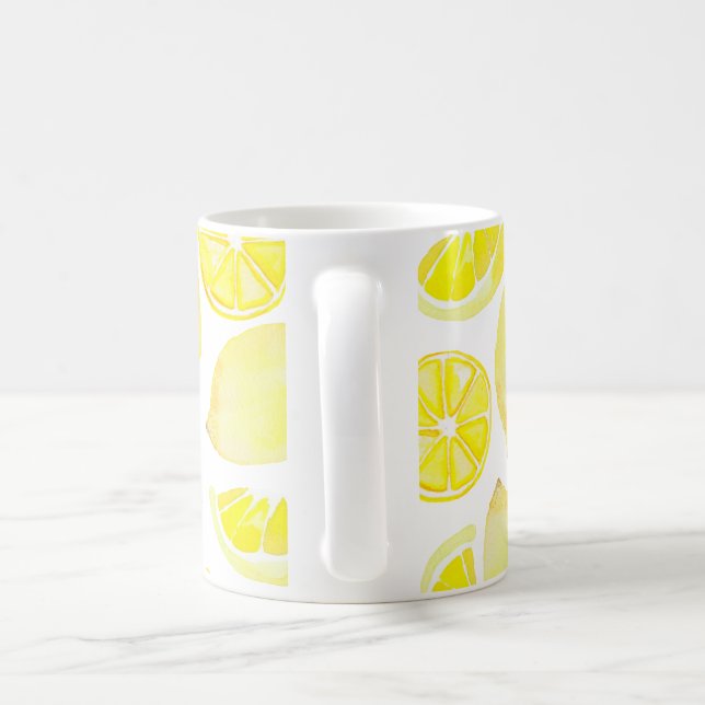 Tasse de café citrique de conception de motif (Poignée)